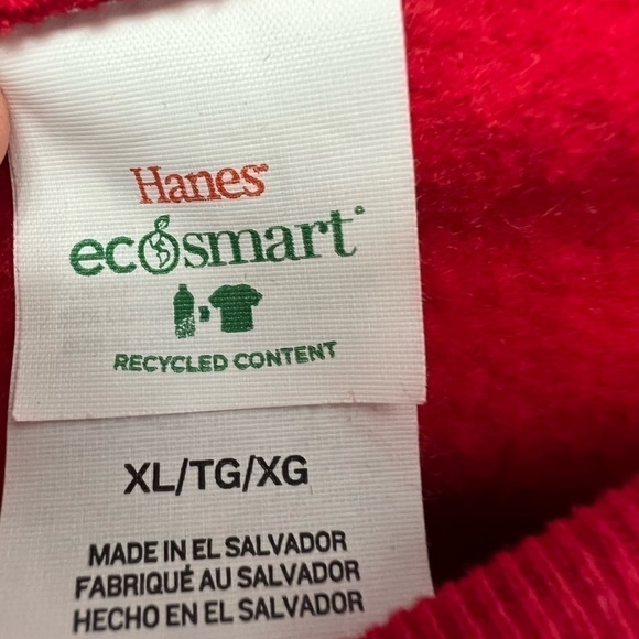 Daddy Claws Ugly Christmas Sweatshirt, red, size XL - Picture 4 of 4